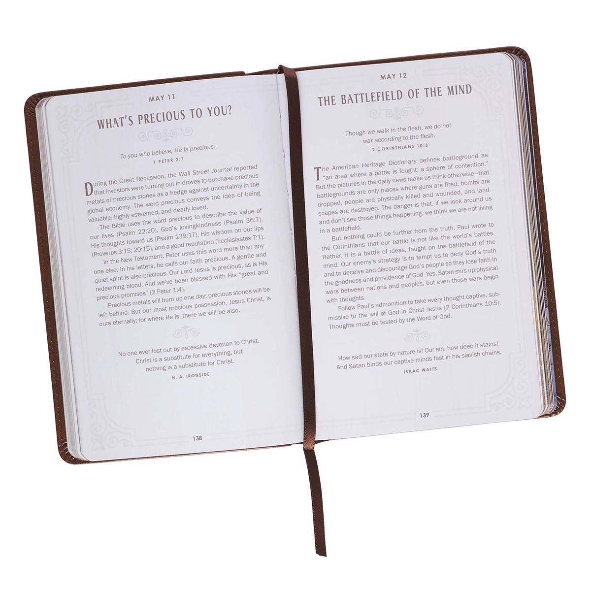 Devotional Walking with God Faux Leather
