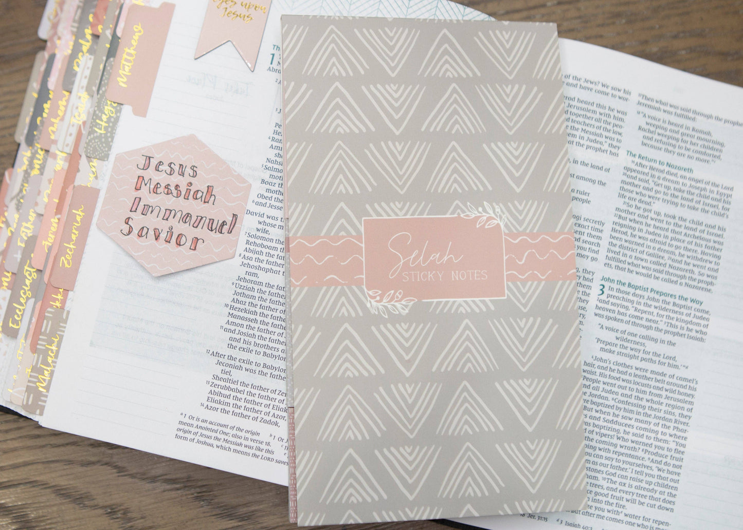 Bible Study Post-It Notes | Selah Bible Study Sticky Note Set