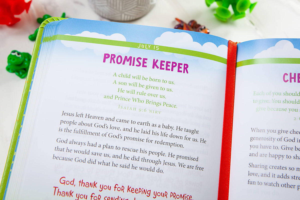 Jesus First for Kids (Daily Devotional, Back to School Gift)
