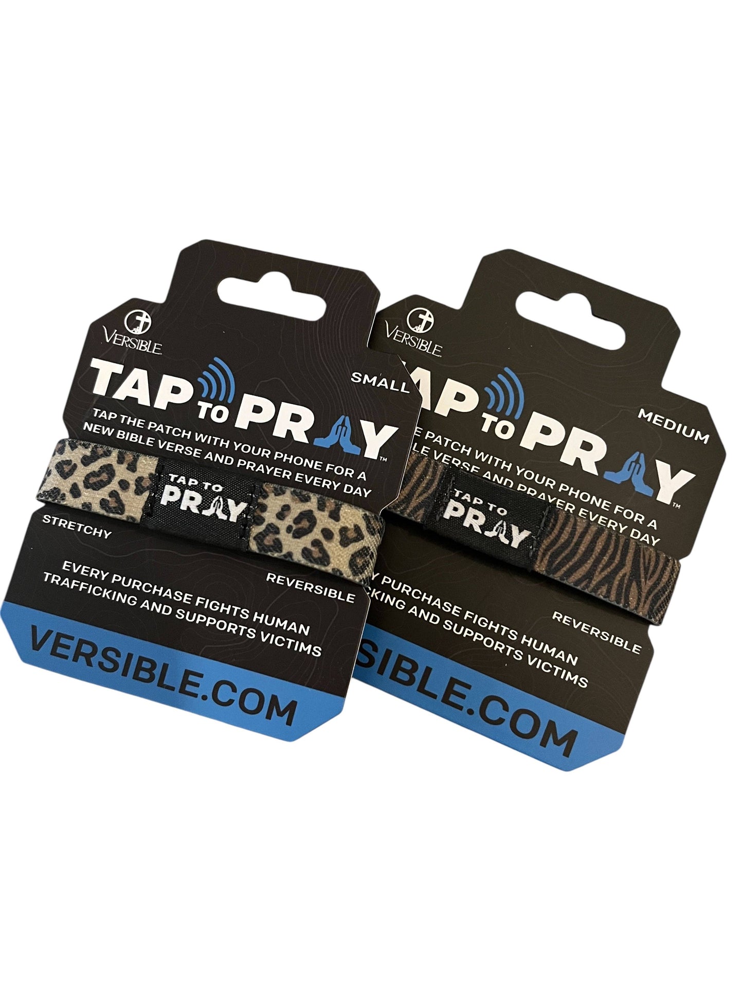 Tap To Pray® Wristband – Safari Leopard
