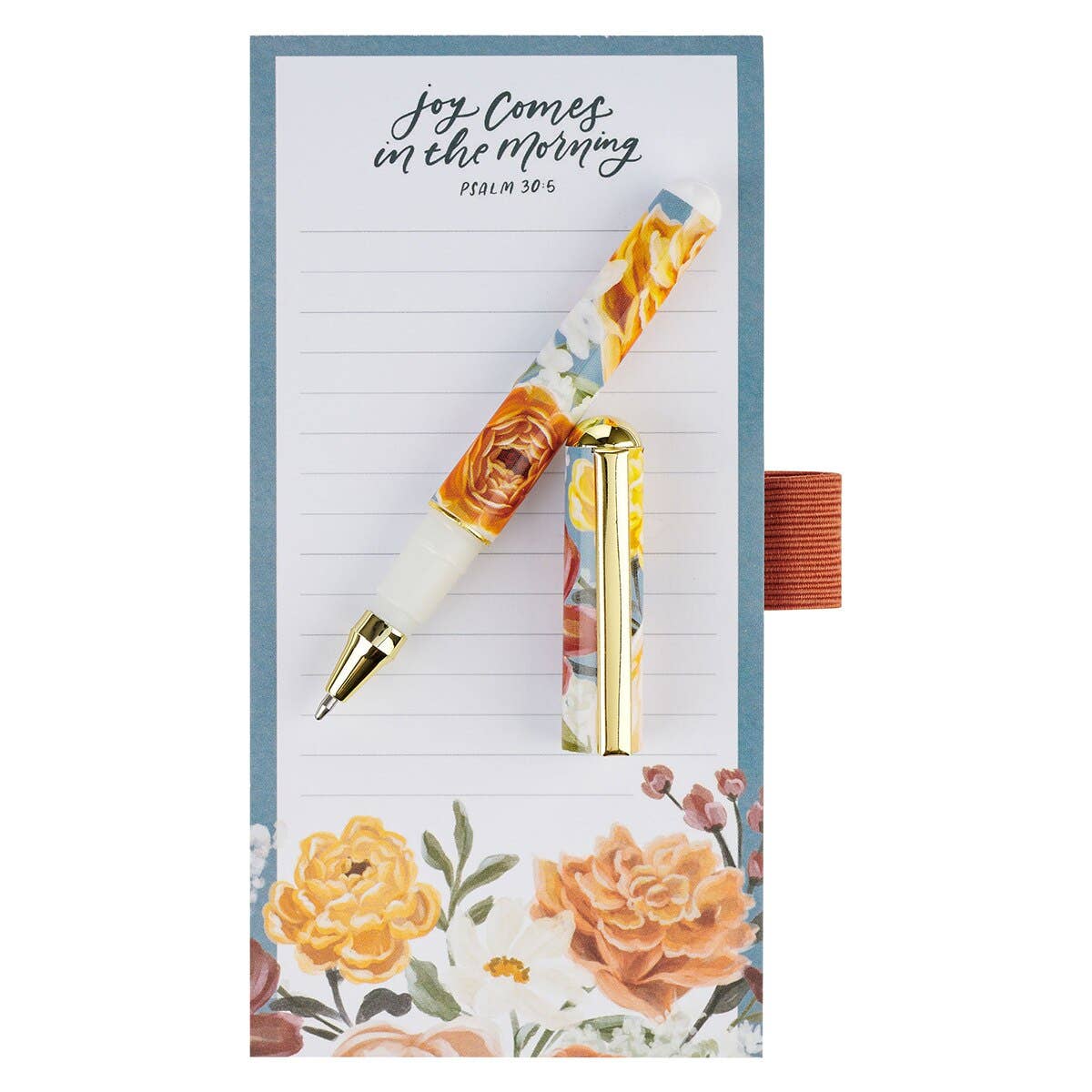 Magnetic Shopping List w/pen Joy Comes in the Morn Ps 30:5