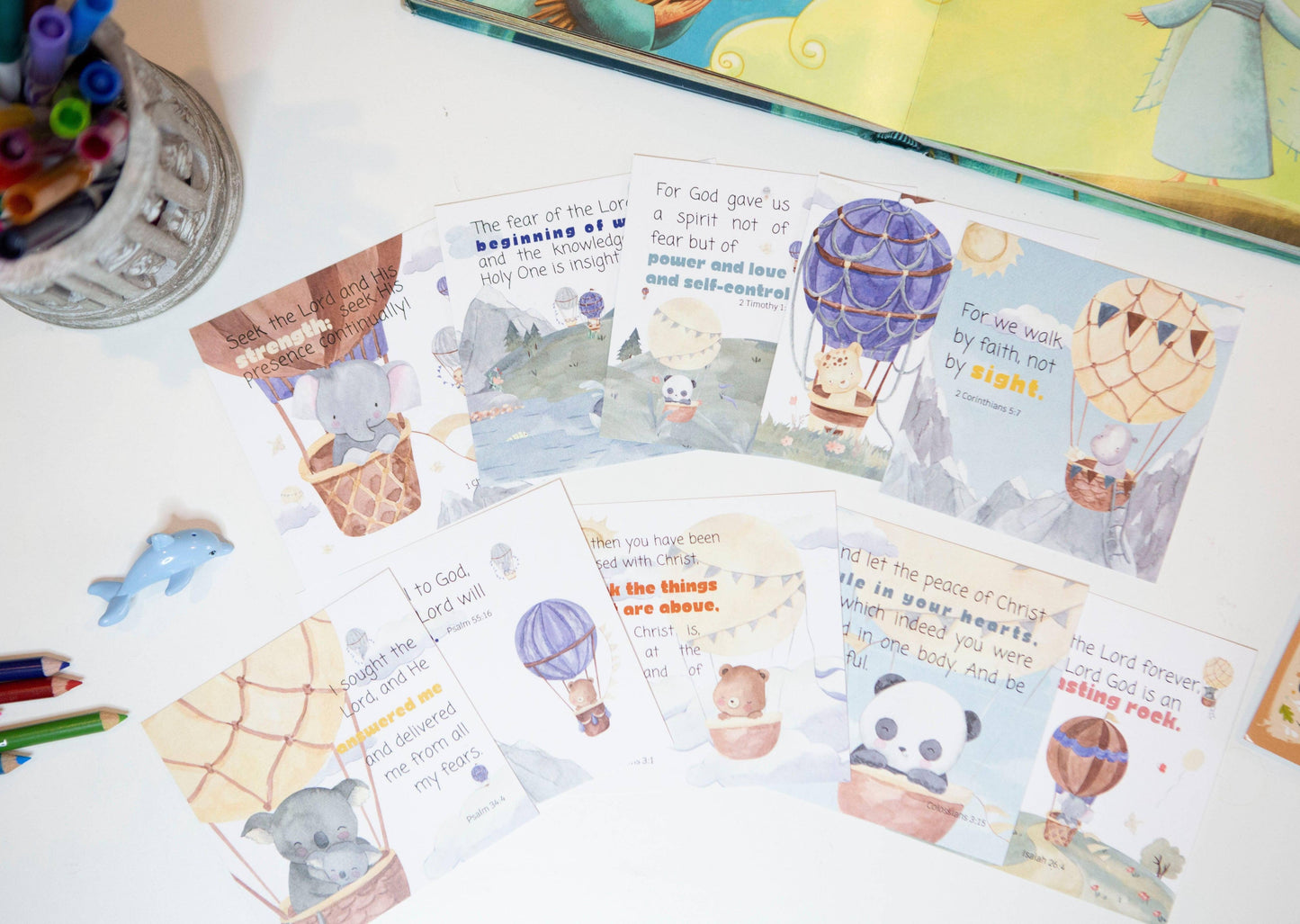 Things Above Kids Scripture Cards