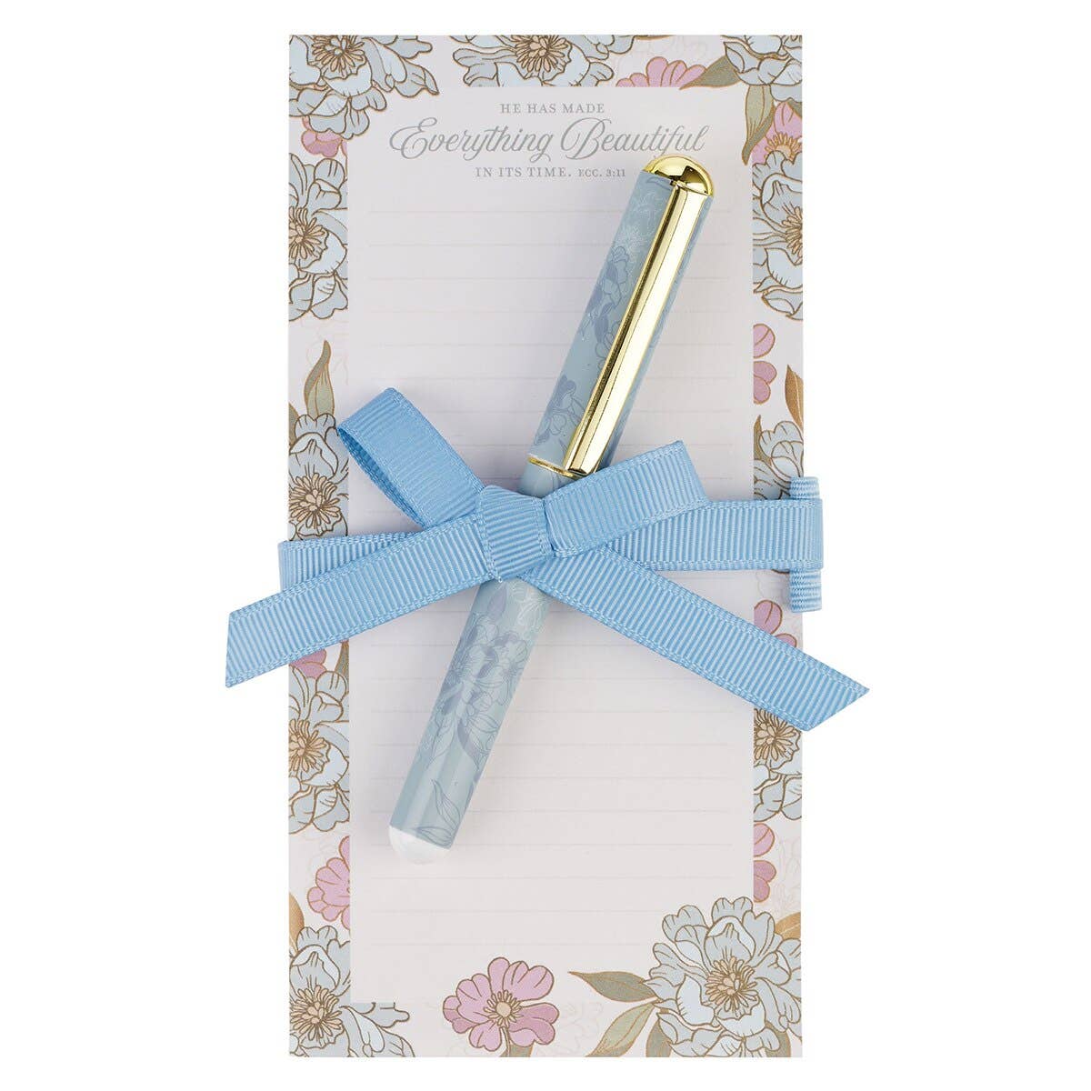 Magnetic Shopping List w/pen Everything Beautiful Ecc. 3:11