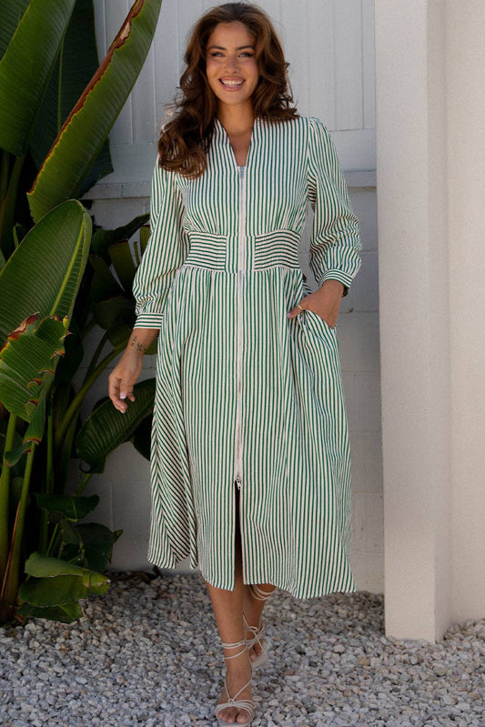 Veracella High Waist Midi Dress