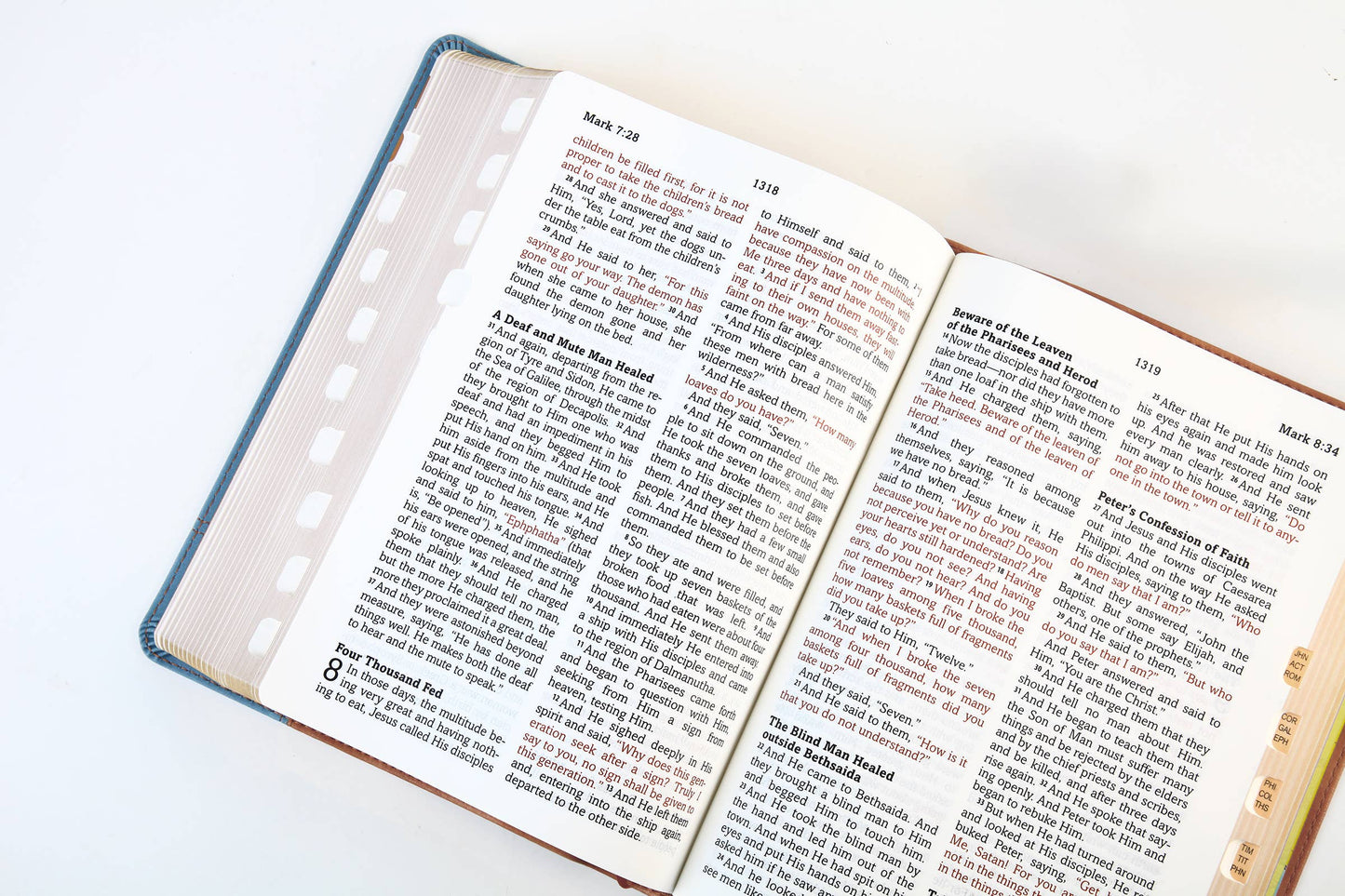 The Barbour Simplified KJV--Large Print [Rust & Stone Cross]