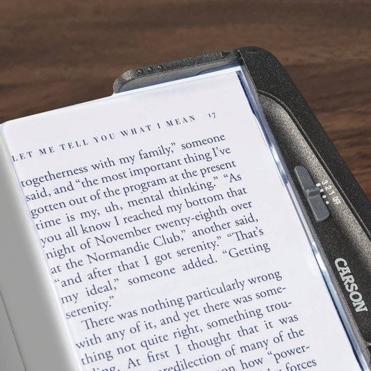Rechargeable LED Paperback Book Light, Wedge Style Light