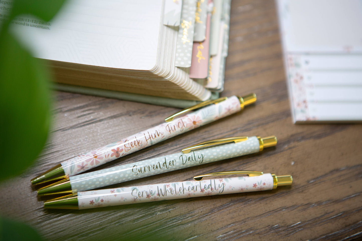 Floral Pens for Bible Study