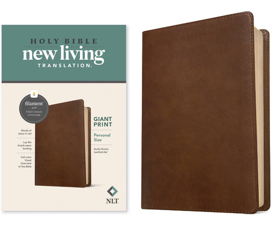 NLT Personal Size Giant Print Bible, Filament Enabled