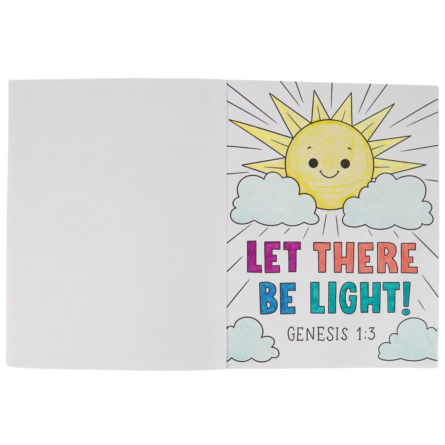 Bible Coloring Book with Stickers for Kids