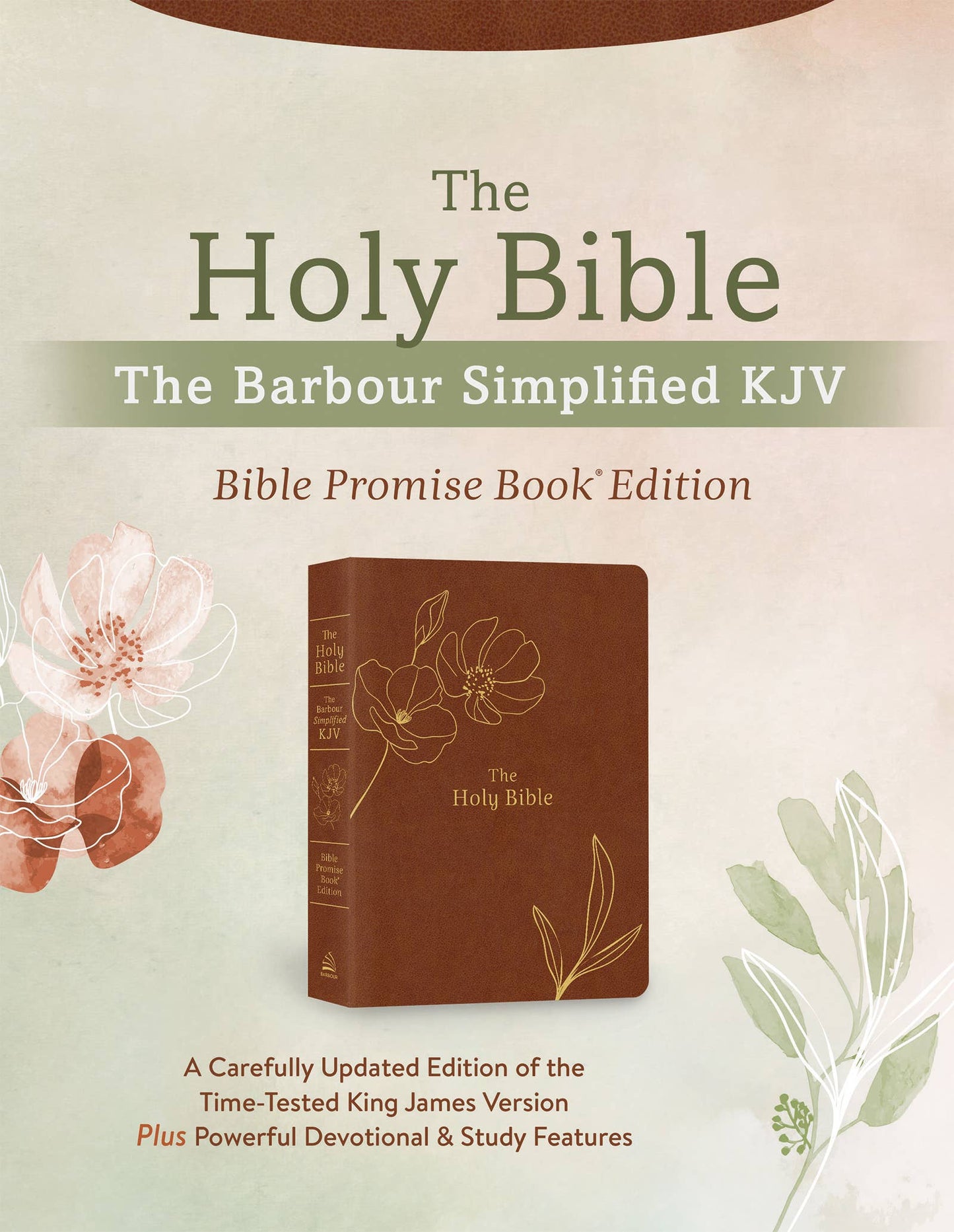 The Holy Bible: SKJV [Chestnut Floral]