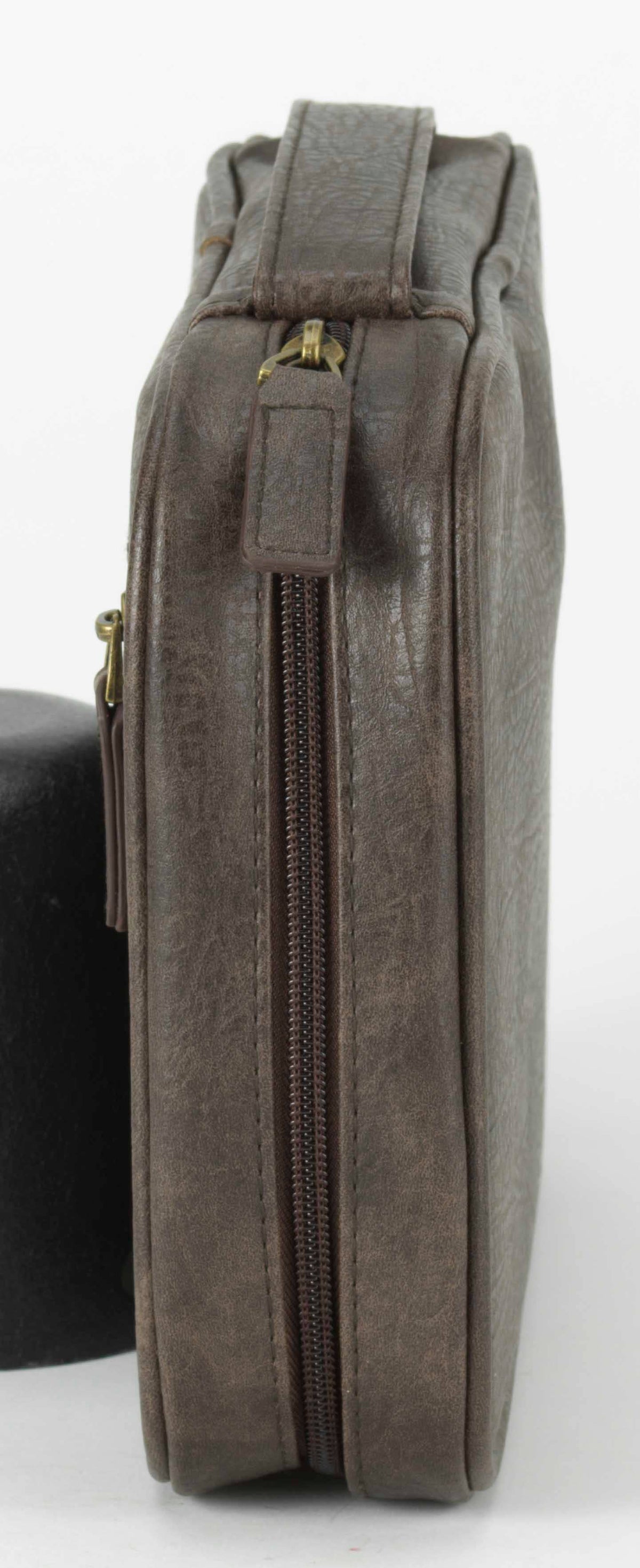 White Dove-ANTIQUE BROWN PU X-LARGE