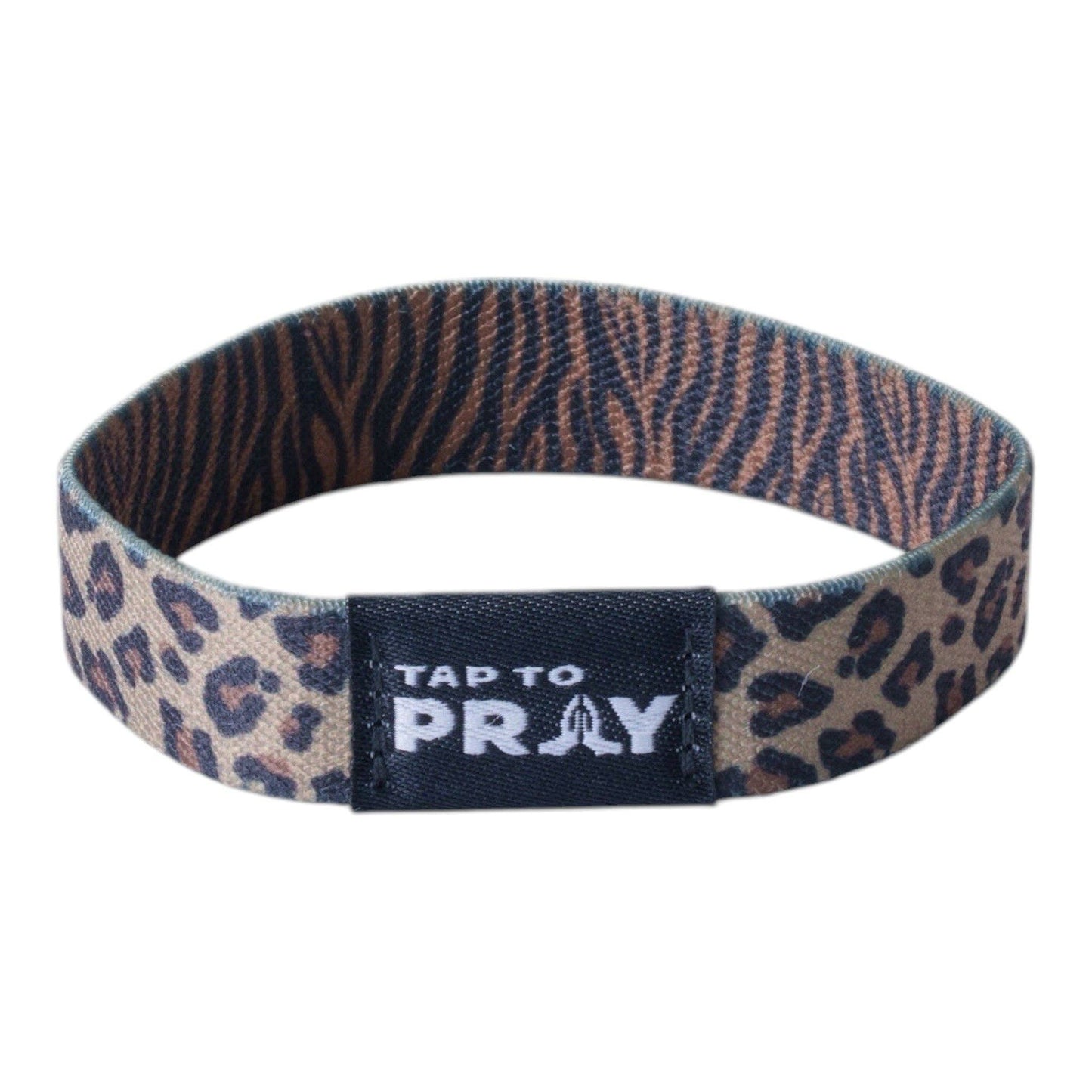 Tap To Pray® Wristband – Safari Leopard