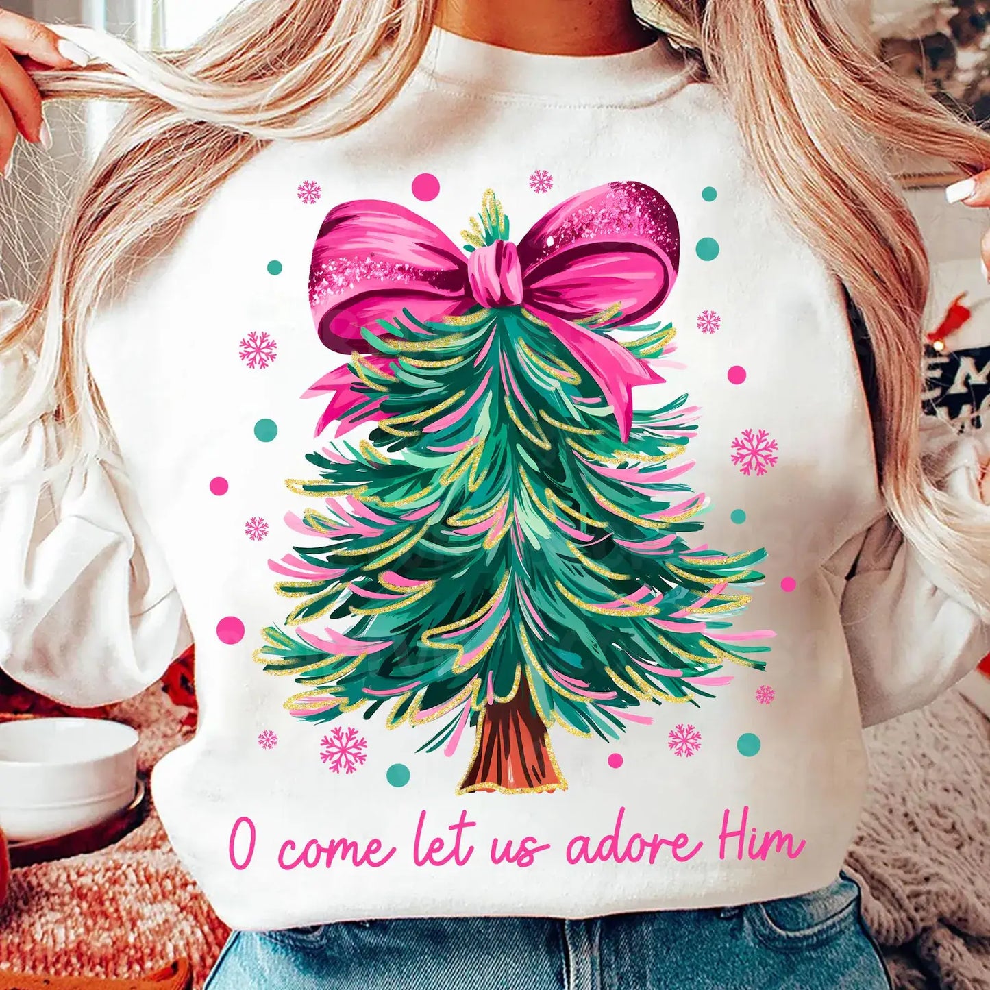 O COME LET US ADORE HIM CHRISTMAS TREE
