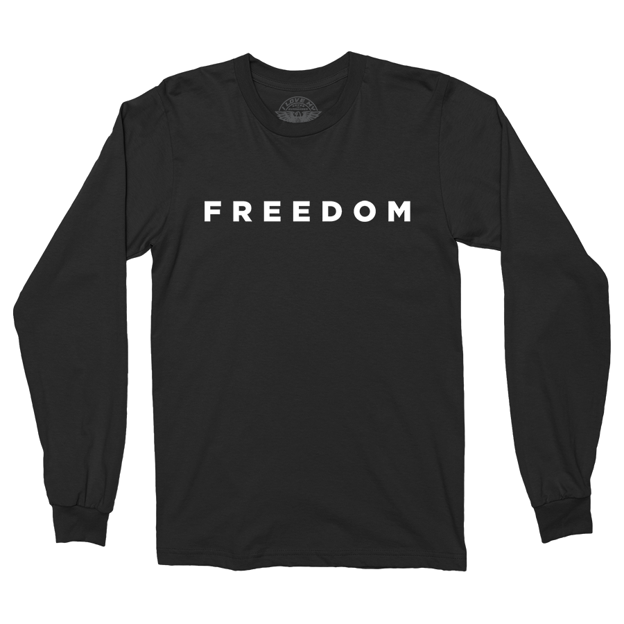 Freedom Long Sleeve Soft UNISEX T-Shirt