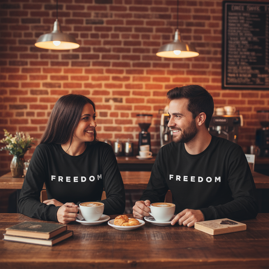 Freedom Long Sleeve Soft UNISEX T-Shirt