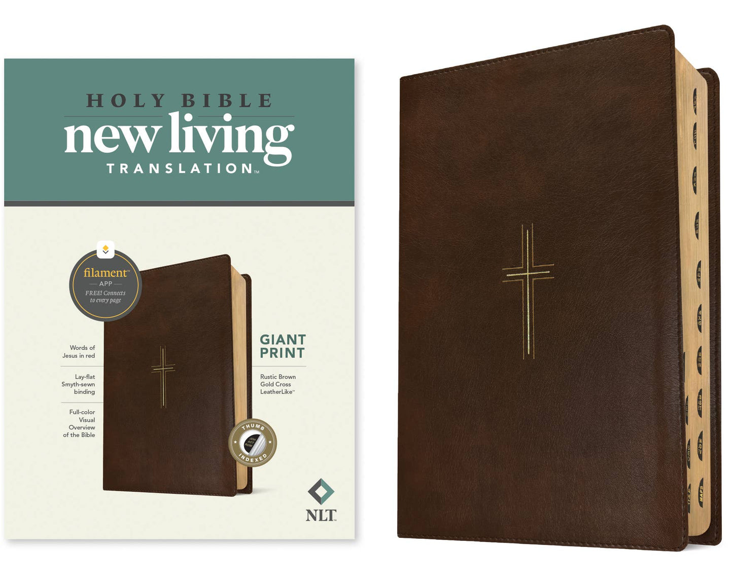 NLT Giant Print Bible, Filament Enabled