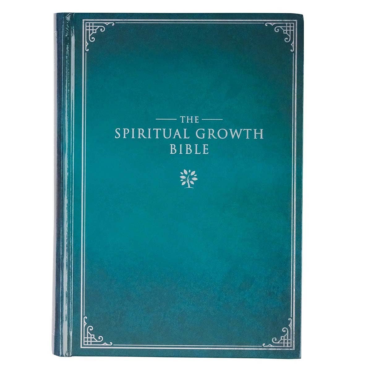 NLT, The Spiritual Growth Bible Hardcover, Teal