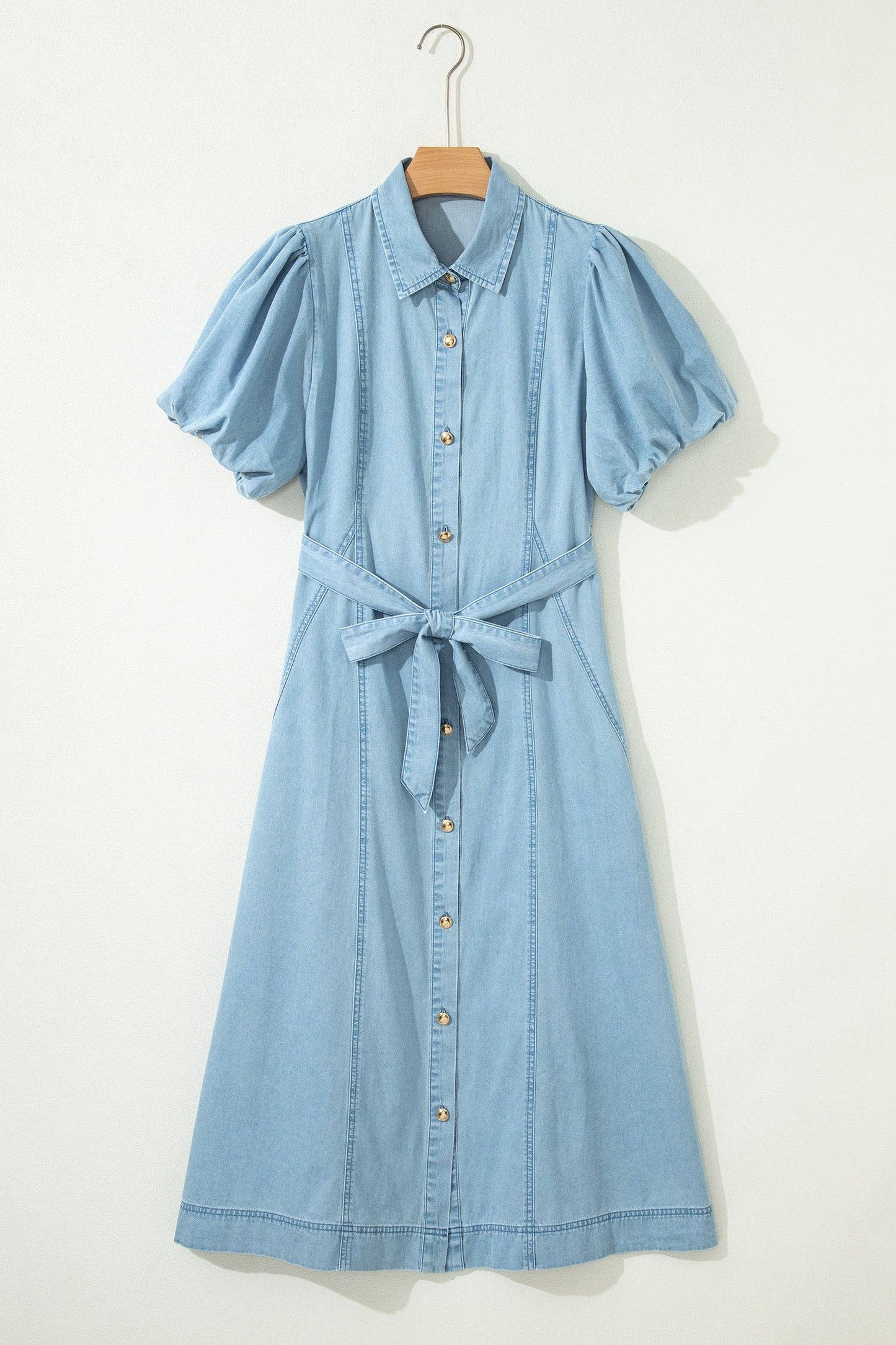 Shiloh Bubble Sleeve Long Dress