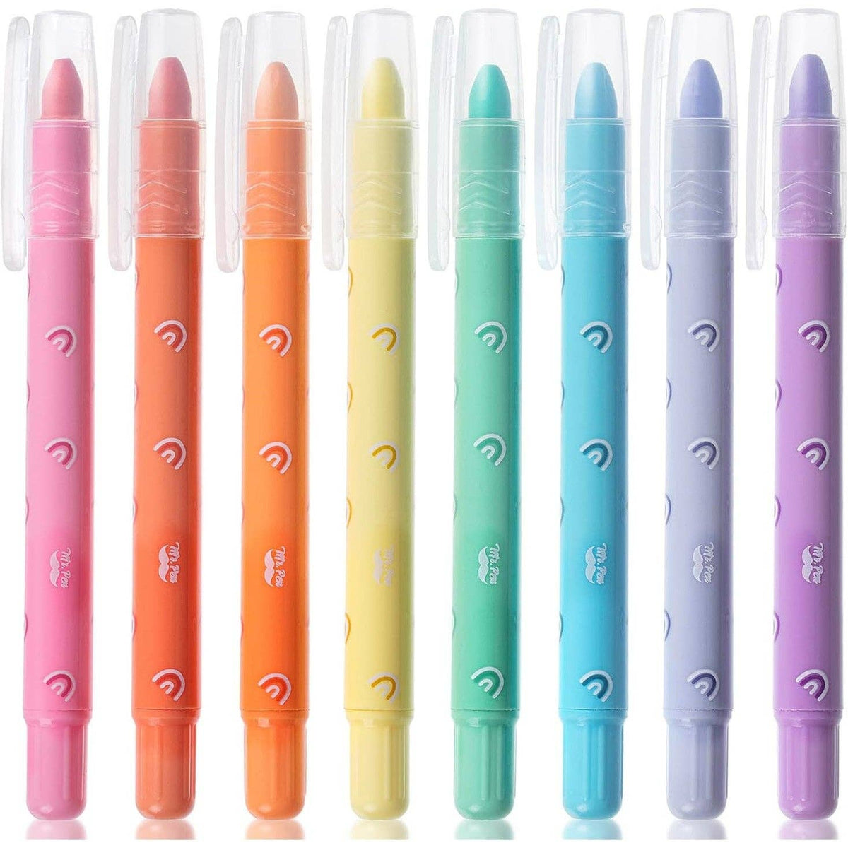 Bible Gel Highlighters *Rainbow* 8 Pack No Bleed