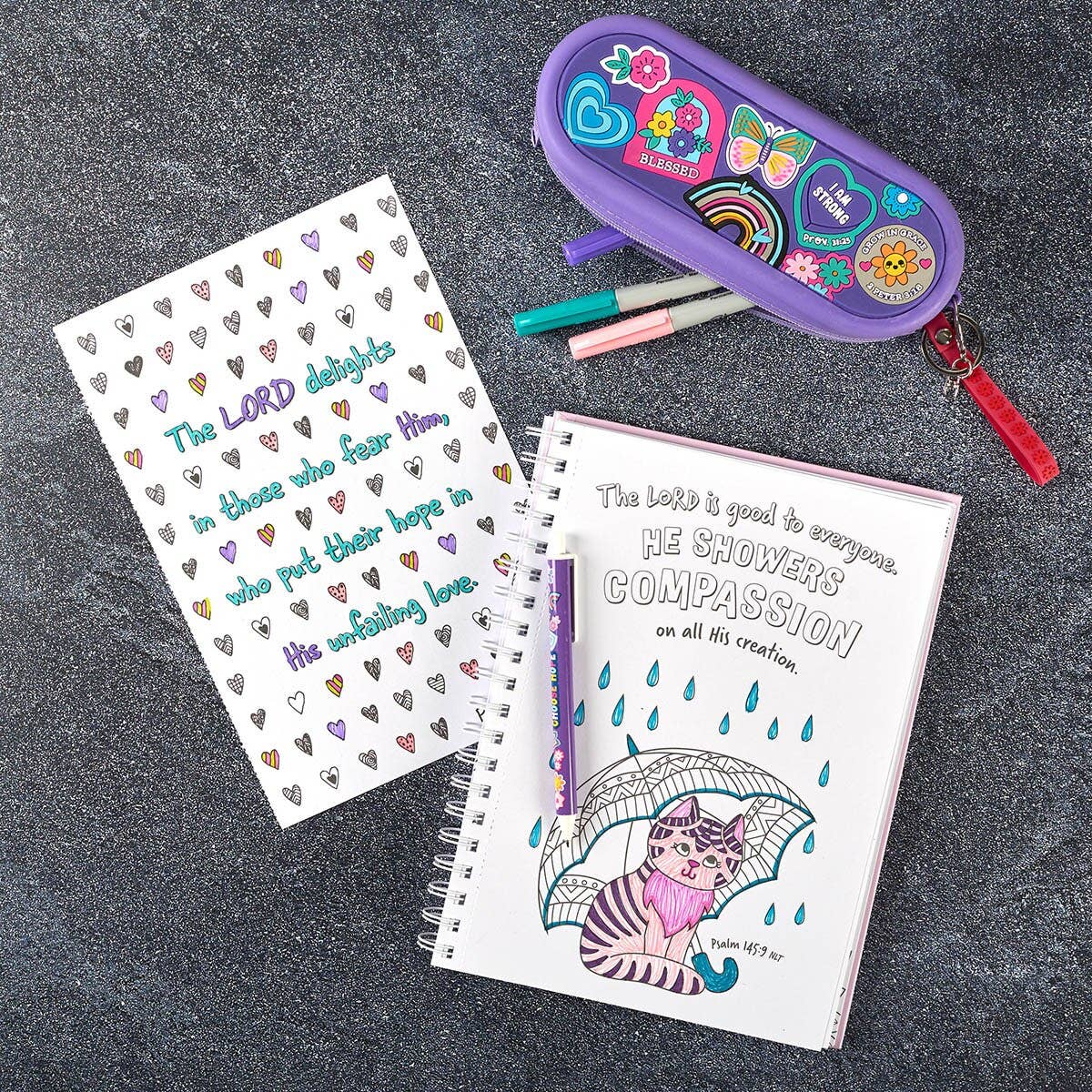 Coloring Book Favorite Bible Verses for Girls Wirebound
