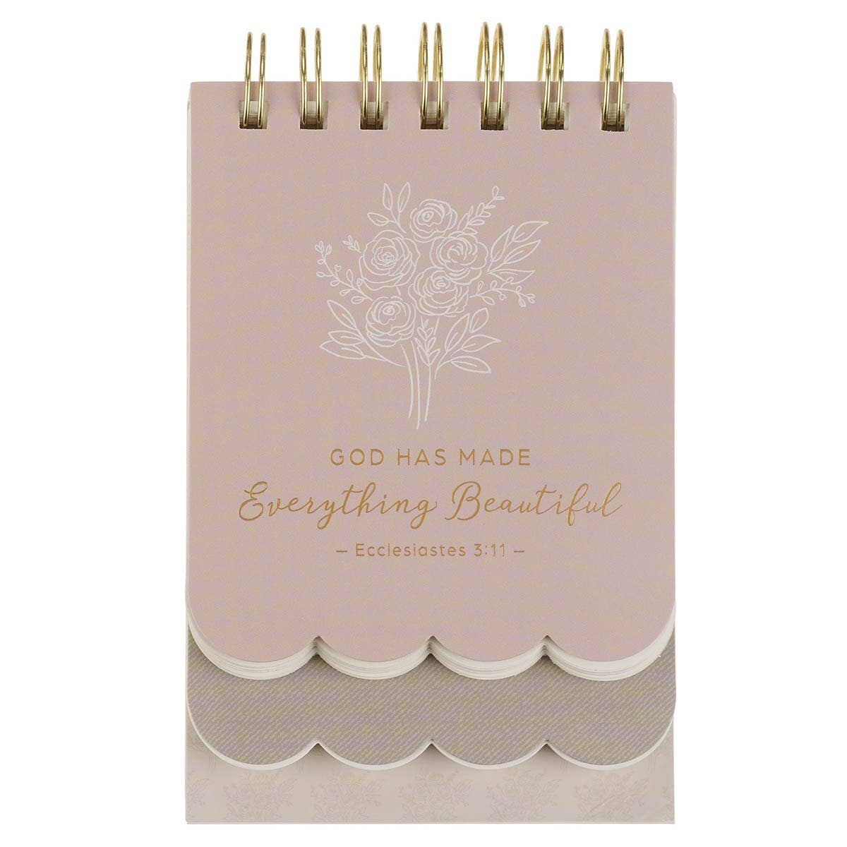 Spiral Notepad SM Pink Everything Beautiful Ecc. 3:11