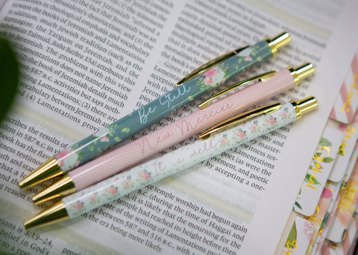 Be Still Bible Study Pens | Christian Pen Set