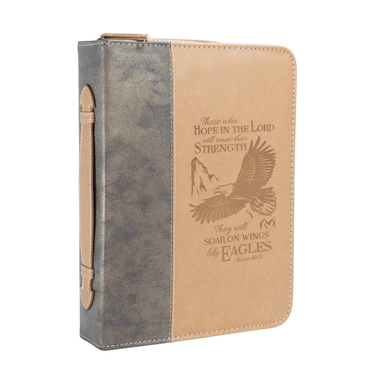 Divine Details: Bible Cover Brown Wings Of Eagles