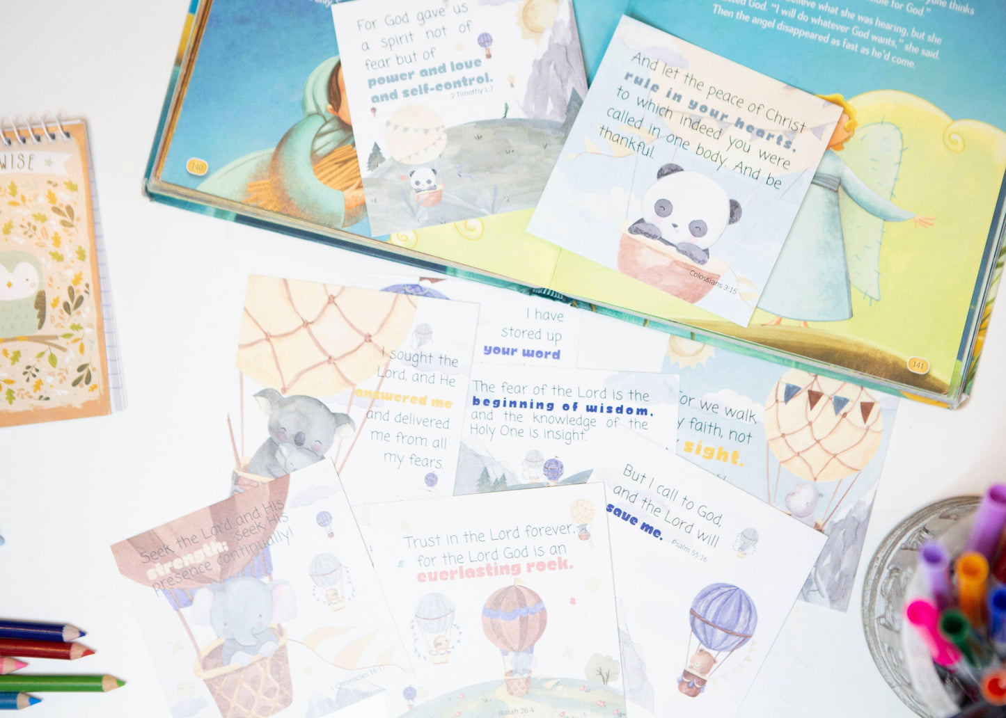 Things Above Kids Scripture Cards